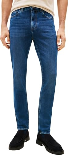 Tommy Hilfiger Herren Jeans Hose Bleecker Moris Blue Slim Fit Blau (Morris Blue) 33W/36L
