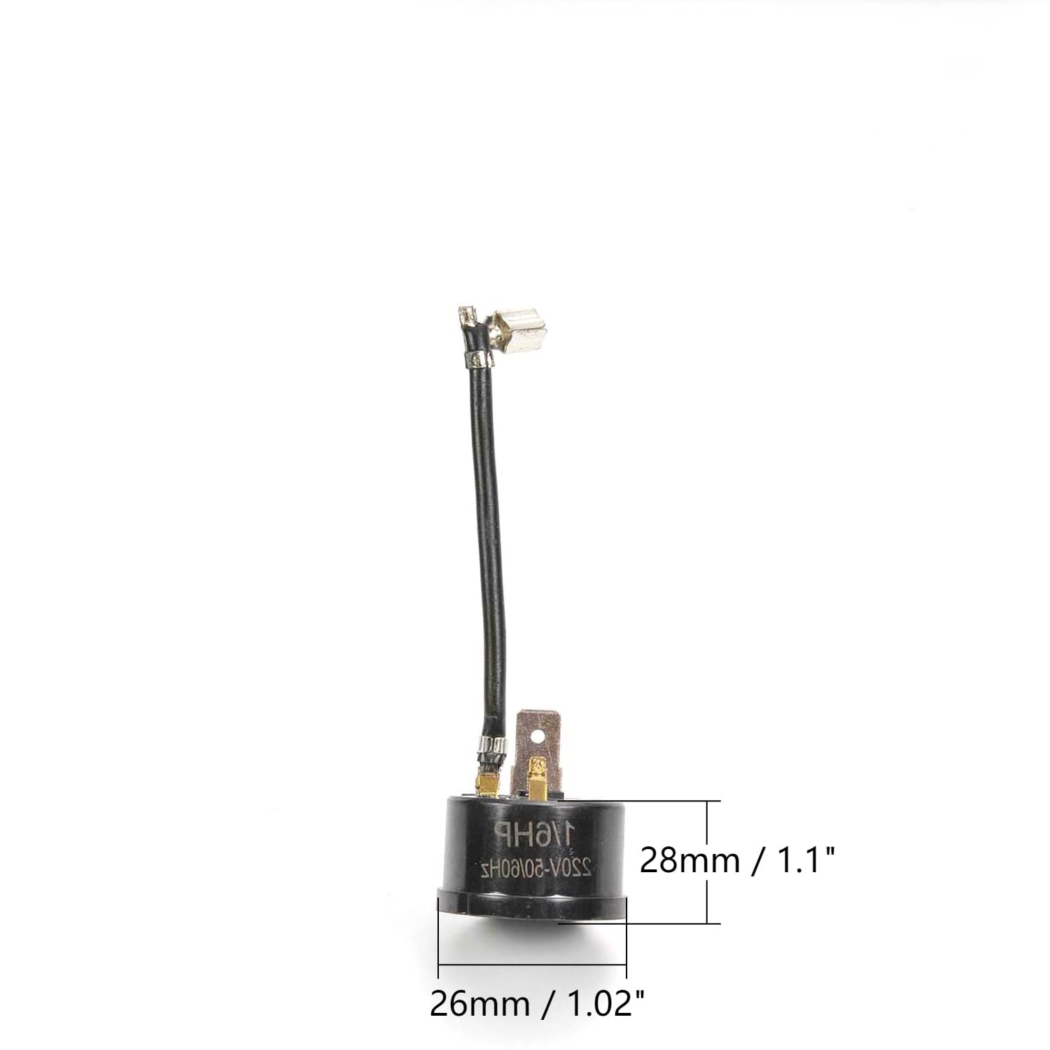Frigorifero Termico Sovraccarico Protector 1/6 HP 125W Compressore Ricambio Aria Condizionata