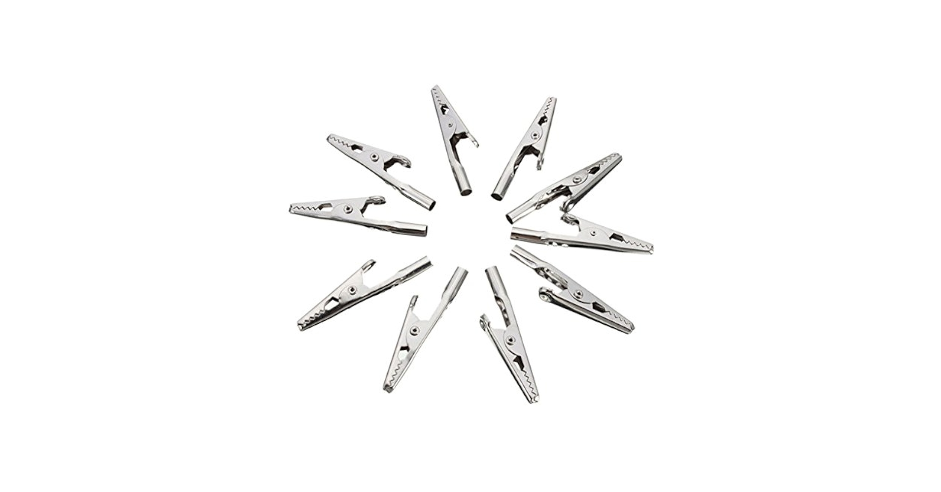 Pinces Crocodiles Senvenelec - Lot De 120 Pour Tests Électriques Et DIY