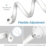 HOLACA Support flexible Twist pour ARENTI Vidéo Baby Monitor Support de caméra avec 1/4 porte-trou fileté et réglable 360 Mont de diplôme pour crèches (Mont Twist)