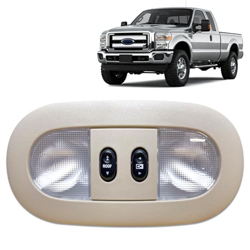 Consola de techo con luz LED y control de techo Ford F-150 2004-2008 miniatura 1