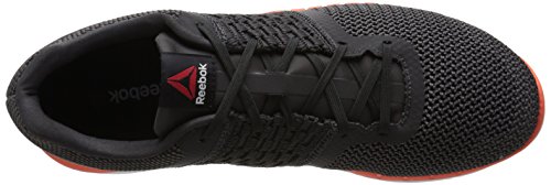 Image of Reebok Men's Zprint Run Running Shoe, Gravel /Shark /Atomic Red /Black Reflective /White /Coal, 14 M US