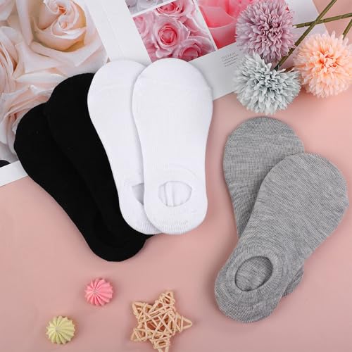 Cooraby 15 Pairs No Show Socks Kids Socks Anti-slip Low Cut Socks for Girls Boys Ankle Athletic Socks4