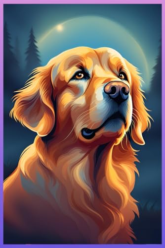  Notes - Notebook A5 dotted - Golden Retriver: For work, school or hobby dotted notebook  120 pages