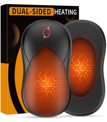 Hand Warmers Rechargeable 2Pack, Dual-Sided Heating Electric Hand Warmer, 3 Temperature Handwarmers,...