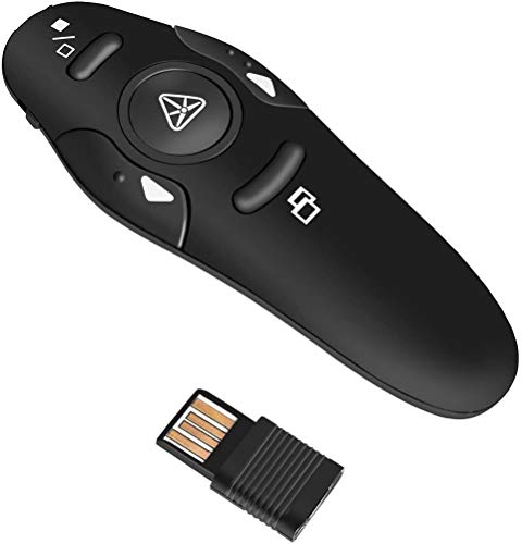BEBONCOOL RF 2.4GHz Wireless Presenter Remote Presentation USB Control PowerPoint PPT Clicker