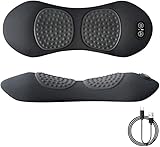 3-in-1-Massagegerät zur Linderung von Rückenschmerzen: Traktions-, Vibrations- und Wärmetherapie – zielt auf Nacken und Schulter ab und sorgt for tiefe Muskelentspannung(Black)