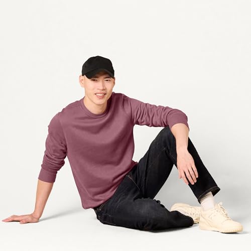 Image of Amazon Essentials Men's Crewneck Fleece Sweatshirt with Ribbing (Available in Big & Tall)