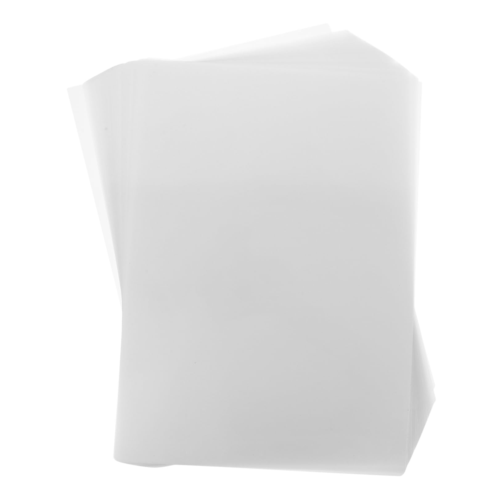 DOITOOL 100pièces Plastification Thermique Films de Plastification Imperméables pour Photos Pochettes de Pratiques pour Protection de Documents