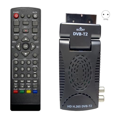 Décodeur DVB-T2 H.265 boîtier TV avec EPG pour une réception TDT HD fluide - 5