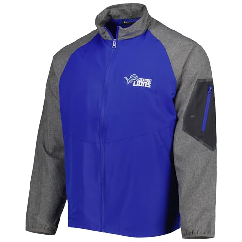 Image of Dunbrooke Men's NFL Hurricane Raglan Full-Zip Windbreaker Jacket