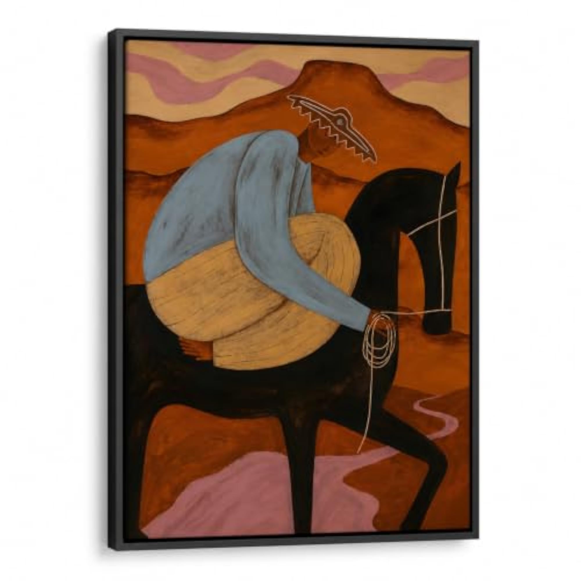 Modern Abstract HD Printed Canvas Wall Art Painting - 053