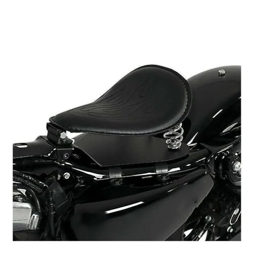 Asiento Motocicleta Solo de 3 Pulgadas con Soporte de Resorte Flame para Virago XV 1100 3