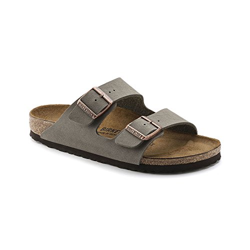 Birkenstock メンズ アリゾナ オープントゥ サンダル, ストーンビルキブック, 48 R EU (US Men's 15-15.5)