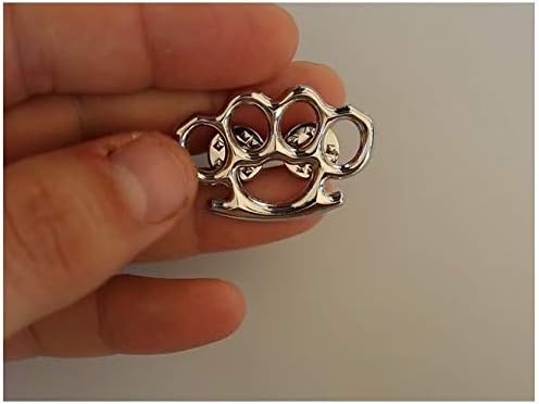 MMA Silver Knuckles Pin