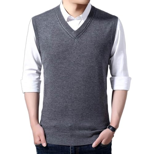 Gilet à col en V de bureau pour un style business gentleman en automne