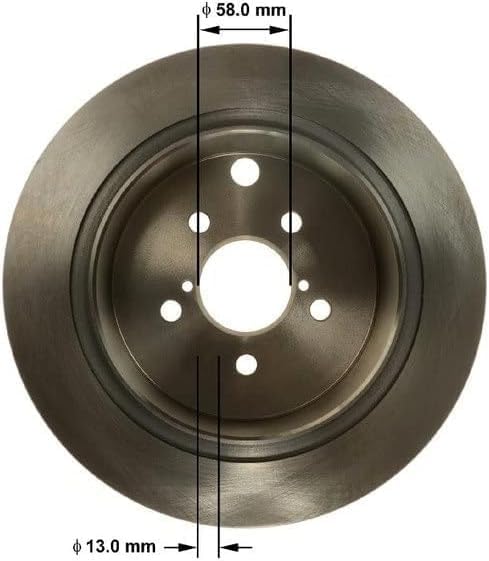 Image of Bendix Priority1 Rear Brake Kit- Replacement Disc Brakes Rotors and Ceramic Brake Pads for 2018-2023 Subaru Crosstrek, 2016-2018 Forester, 2012-2023 Impreza, 2013-2015 XV Crosstrek - 10.79 inch (274mm)