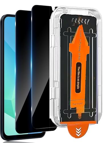 【Efficace Protezione】Le pellicole protettive per lo schermo del Samsung Galaxy A16 sono realizzate in vetro super resistente ai graffi con durezza 9H con pellicola idrofobica e oleofobica, per proteggere il tuo schermo da graffi, polvere, cadute, olio e impronte digitali.