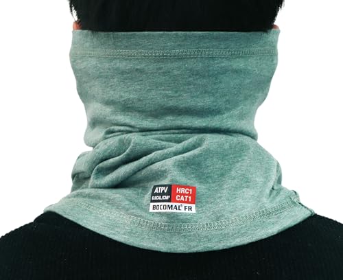 Image of BOCOMAL FR Neck Gaiter Face Mask for Summer 4oz EX Lightweight Flame Resistant Welding Hood-CAT1