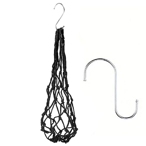 CATSELURRY Chicken Vegetable Net String Bag Poultry Fruit Holder Chicken Cabbage Feeder Treat Feeding Tool for Goose Duck Birds Chicken Feeder