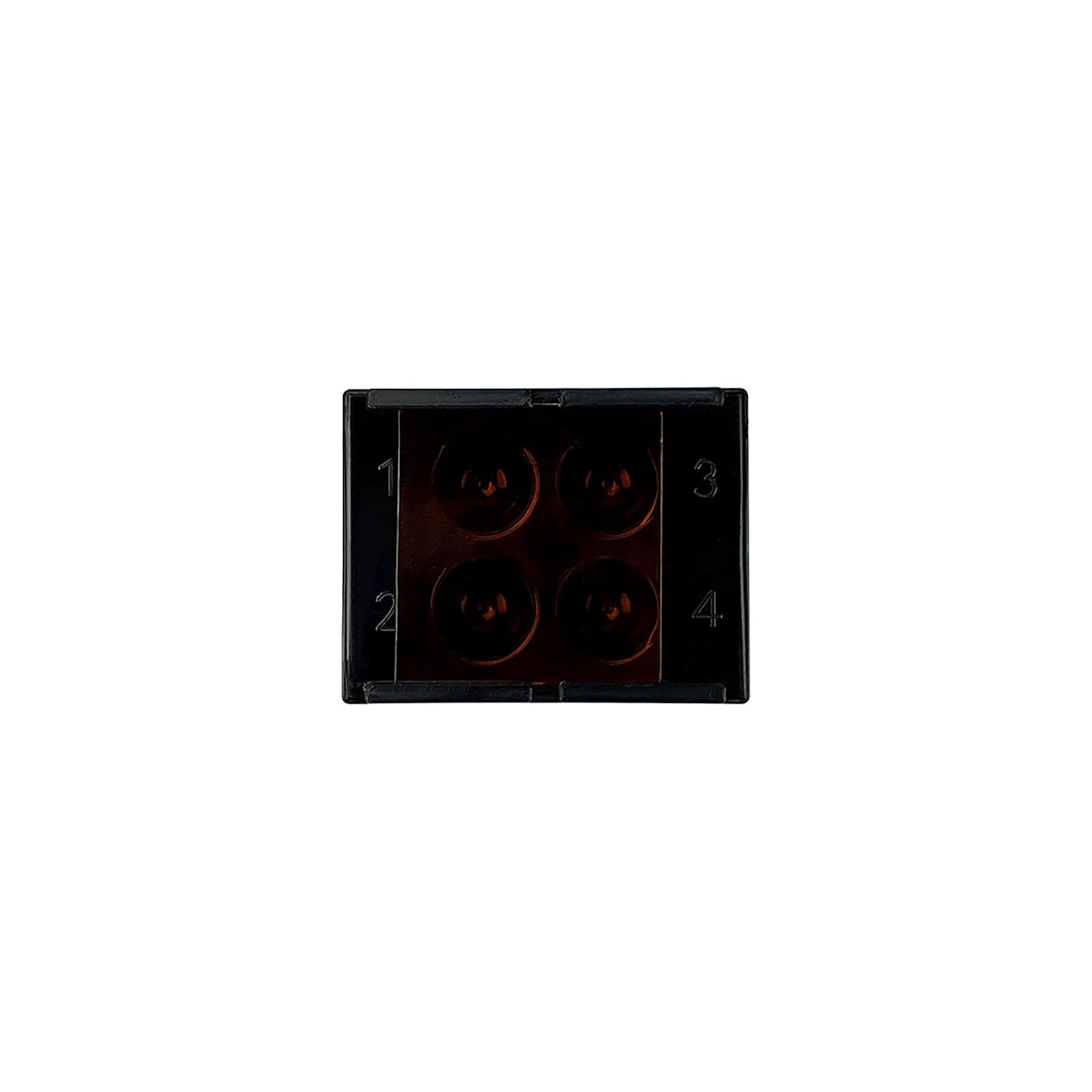 Caja de luz para sombreado dental 4 agujeros 5 piezas almacenamiento resina compuesta