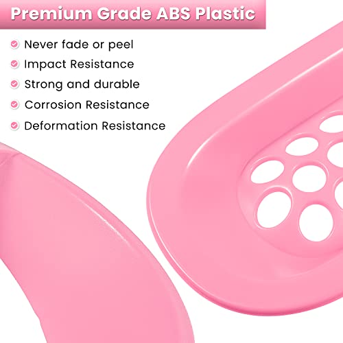 Image of Front Grille Mesh Inserts & Headlight Cover for Jeep Wrangler JK JKU Sport Freedom Rubicon Sahara Unlimited 2007-2018 Exterior Accessories Clip-in Grille Guard Headlight Bezels Trim (Matte Pink)