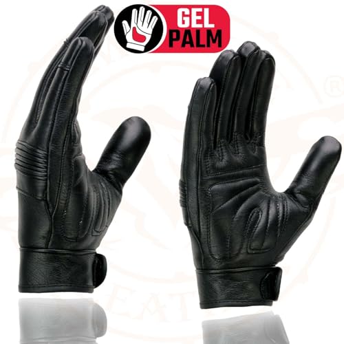 Image of Milwaukee Leather Women's Leather Lightweight Motorcycle Lined Driving Hand Gloves - X-Small