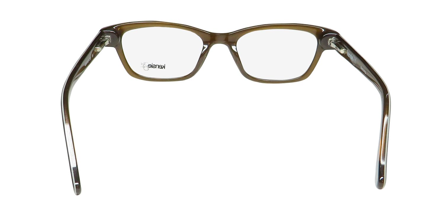kensie Dancing For Kids Girls Unique Color Pattern Modern Eyeglass Frame/Occhiali [46-18-125, nero], nero, 46-18-125