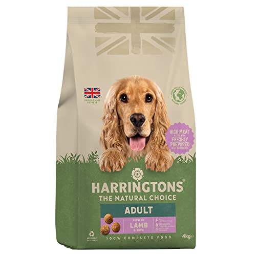Harringtons Complete Dry Adult Dog Food Lamb & Rice 4kg (Pack of 3)