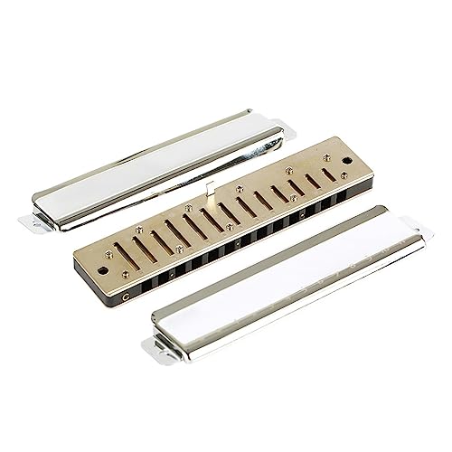 PacuM Harmonica par Instrument Key 13 Instruments de Musique Harmonica Chromatique 13 Trous C Key for Débutants Harmonica - Les Beatles, Paul McCartney, John Lennon, RIngo Starr, George Harrison PacuM Harmonica par Instrument Key 13 Instruments de Musique Harmonica Chromatique 13 Trous C Key for Débutants Harmonica – Image 5