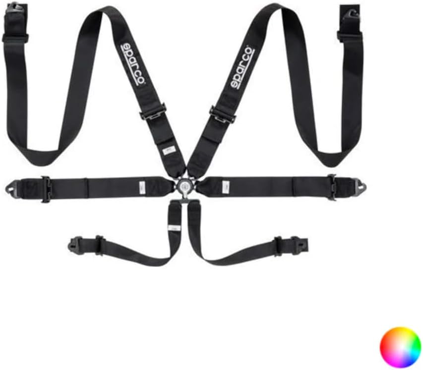 Sparco 04818racrs Harness in 6 Points, Red