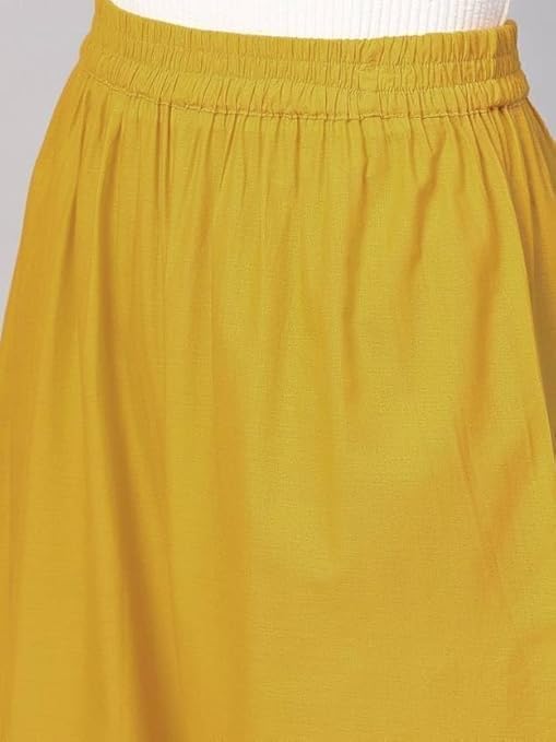 Image of Women's Solid Viscose Rayon Palazzo Pants | Wide Leg Loose Fit Trousers | Office, Casual Ethnic Bottom Wear | Combo Pack of 2