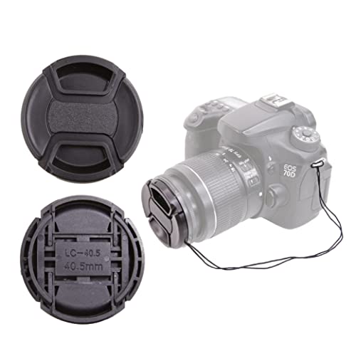 CamDesign 3PC 55MM Snap-On Front Lens Cap/Cover Compatible with Canon, Nikon, Sony, Pentax, Samsung, Panasonic, Fujifilm, Olympus all DSLR lenses