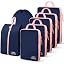 Navy Blue + Pink