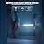 Under Cabinet Lights, 63 LED Rechargeable Battery Operated Motion Sensor Light Indoor, 2 Pack Magnetic Dimmable Closet Lights, Wireless Under Counter Lights for Kitchen, Stairs,Hallway