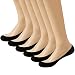 No Show Socks Women No Show Liner Socks Womens No Show Socks Thin Low Cut Casual Socks Non Slip 3 Pairs (One Size, Black)