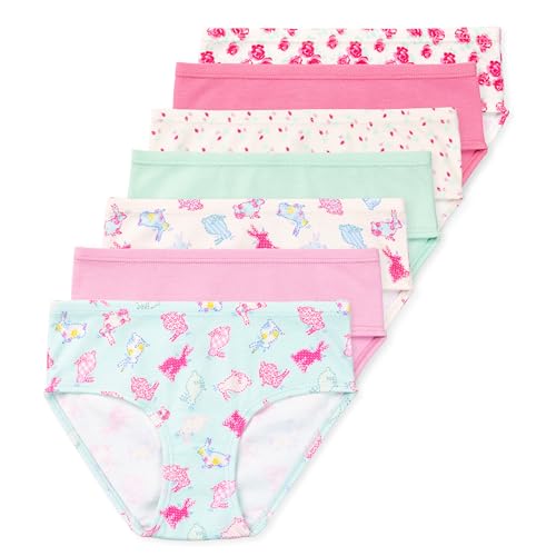 Lucky & Me | Gracie Girls Brief | Organic Cotton Underwear | Tagless | 7-Pack