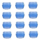 Récipients de crème cosmétique : ces pots en plastique sont de petite taille, peuvent tenir dans votre poche, votre à main, votre à ou vos bagages, récipients de lotion crème
