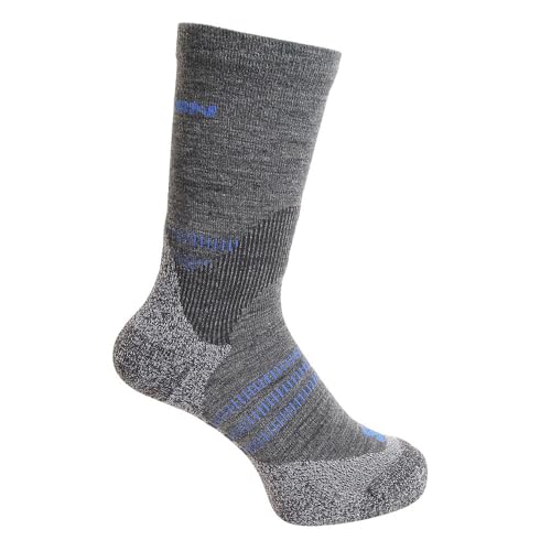 Salomon x Ultra Access Crew Lot de 2, chaussettes en laine mérinos pour la régulation de la température, semelle rembourrée en polypropylène, maintien élastique zonal pour la randonnée et l’extérieur