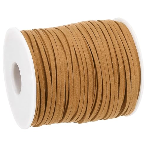 Deerskin Leather Cord Strips Spool | Genuine Leather Boot Shoe Laces | Deerskin Lace Cord String Lacing for Jewelry Making DIY Crafts Bracelets Necklaces