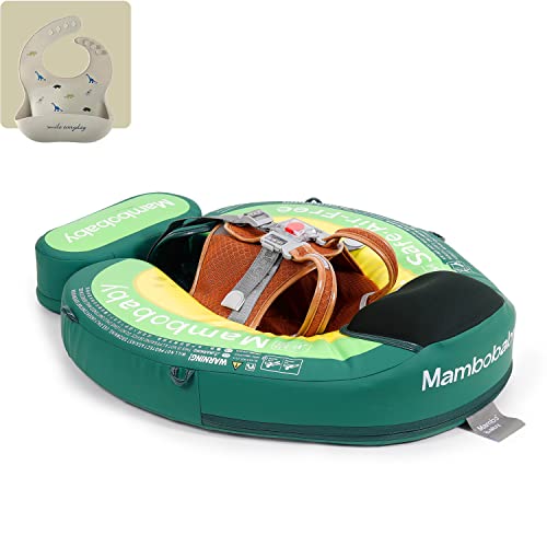 Image of Mambobaby Float Newest Baby Pool Float, Non Inflatable Baby Floats for Swim Pool, Add Tai Size Improved Baby Floatie for Aged 3-24 Months Infants Swimming Training(Avocado)