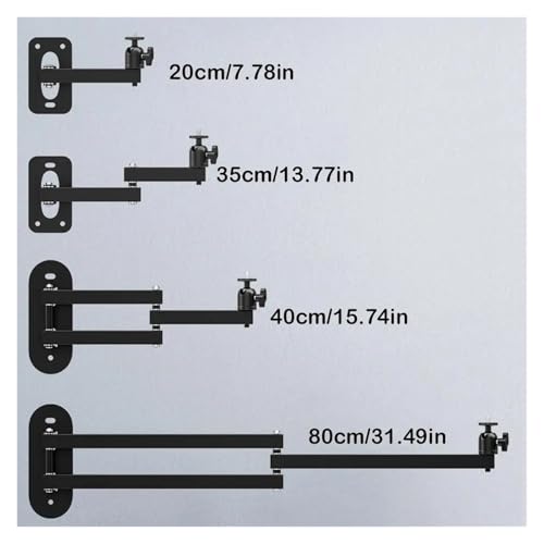 Support de flèche en aluminium 40cm orientable pour fixation murale stable 1/4 - 3