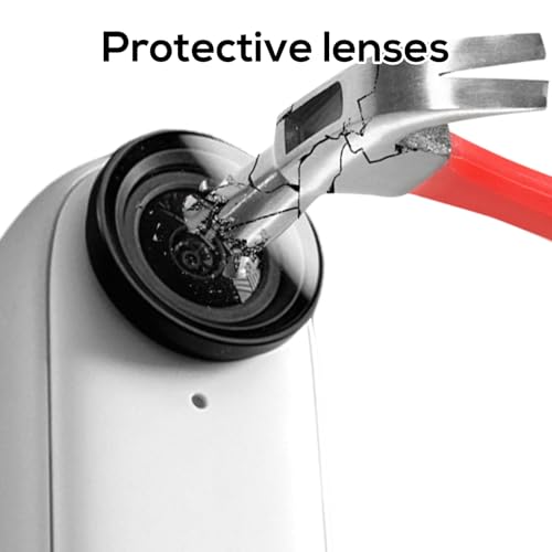 Protector de lente para Insta360 GO 3, vidrio protector resistente y a prueba de agua para accesorios de cámara Insta360 GO 3 miniatura 5
