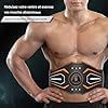Stimulateur Abdominal - Stimulateur Électrique Musculaire,Équipement de Fitness avec Affichage Numérique pour Hommes et Femmes Destiné à la Maison Utilisable Pendant Les Pauses Les Trajets en Voiture #2
