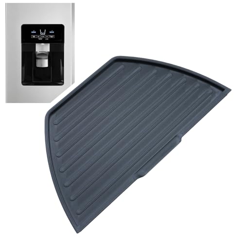 FLXKAODU Drip Catcher Tray for Whirlpool & Kenmore Refrigerators Fits Ice Maker and Water Dispenser