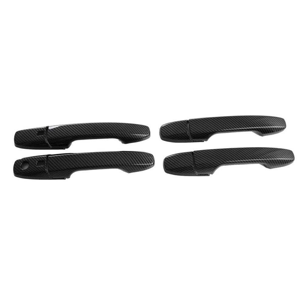 Sxqpocar One Color For Toyota Yaris Ativ Vios 2023 2024 Car Door Handle Cover Trim Exterior Accessories Abs Carbon Fiber Replacement Parts