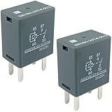 G8V-RH-1A7T-R-DC12 Relay (2-Pack) 12V 30A 4-Pin Automotive Relay, Compatible with Multi-Vehicle Electrical Systems for Fuel Pump, Starter, Wiper & AC Control
