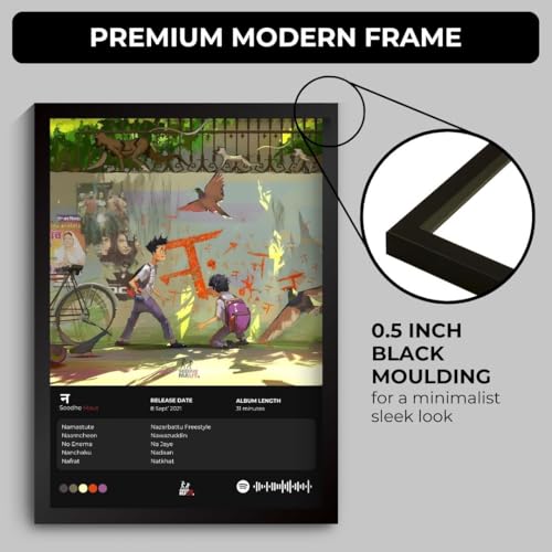 Image of Funk You Store Seedhe Maut Poster | N Album Cover Framed A4 Poster of Desi Hip Hop Artist | DHH Album Cover Frame | Sleek Aesthetic Frame for Wall, Room Decor, Gifting, Study Table (F 136)