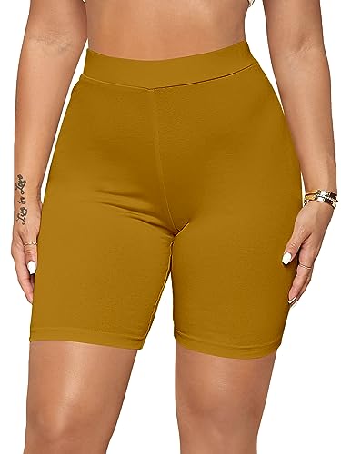 Image of KYDA Women's Anti Bacterial Cycling Shorts, Under Skirt Biker Shorts, High Waist Stretchable Yoga Shorts & Gym Workout Skin Fit Shorties