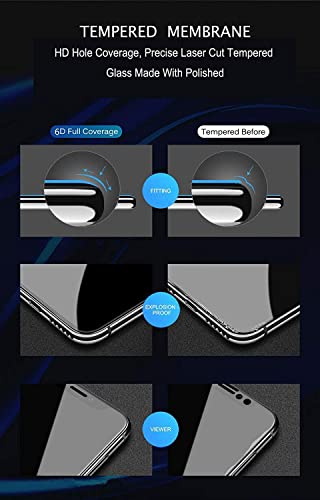 Image of Military Grade Premium Tempered Glass For iPhone XS Max /iPhone 11 Pro Max (6.5 Inch, Pack of 1) 9H Hardness Screen Protector Guard with Easy Installation Kit